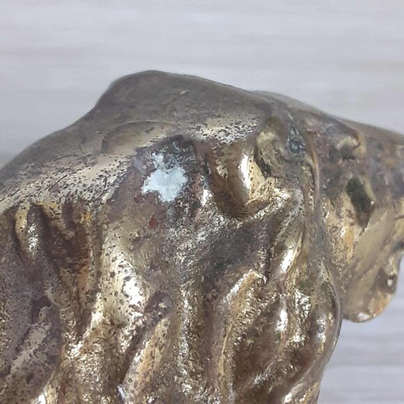 vintage brass lion figurine statue paperweight Decor - Picture 11 of 11